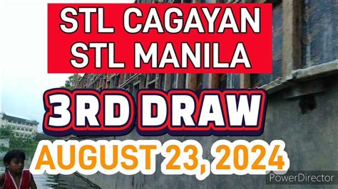 STL CAGAYAN & MANILA RESULT TODAY 3RD DRAW .